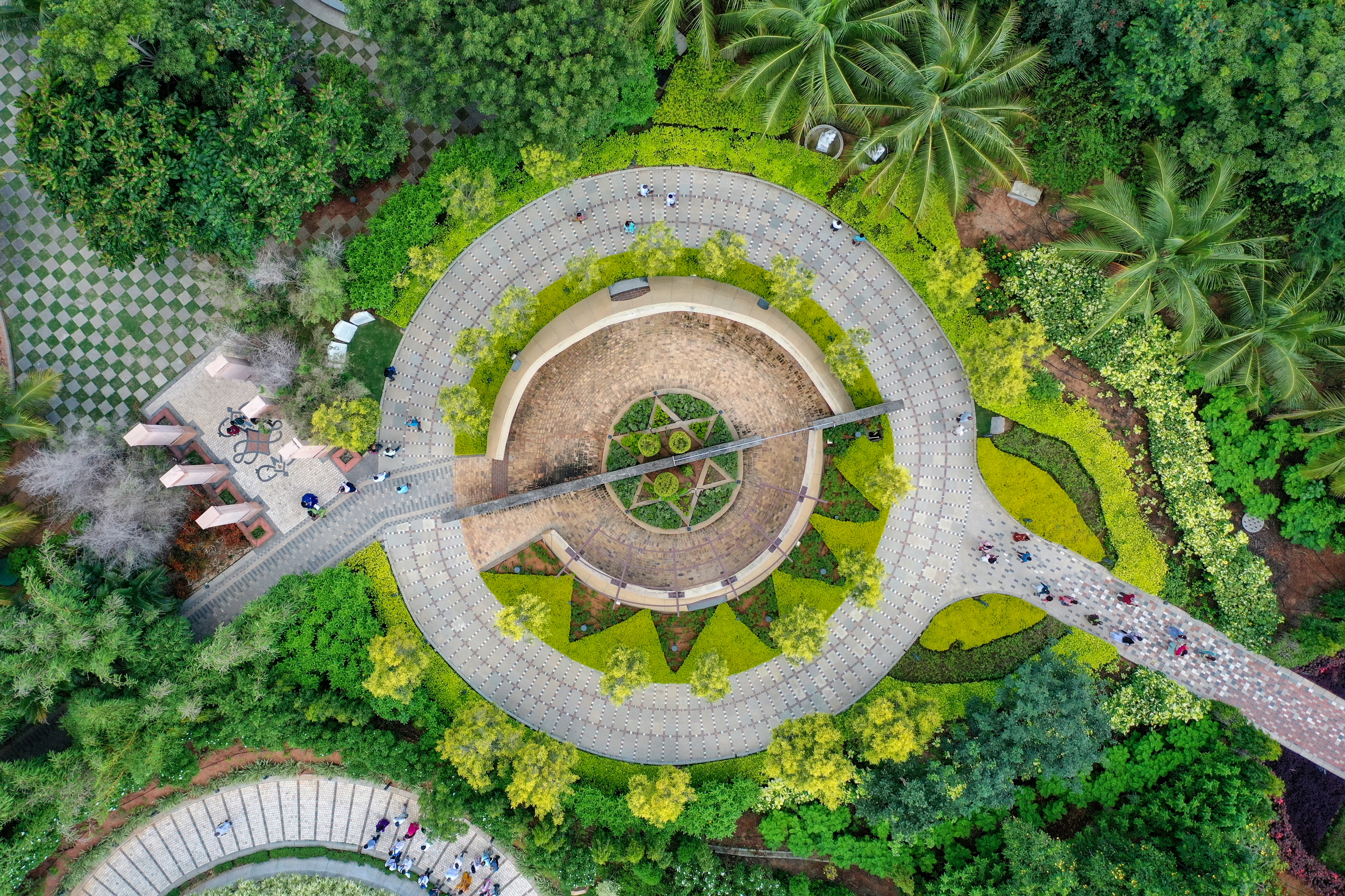 Kanha Shanti Vanam aerial view